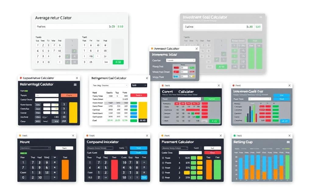 Collection of financial calculators and tools for investment planning