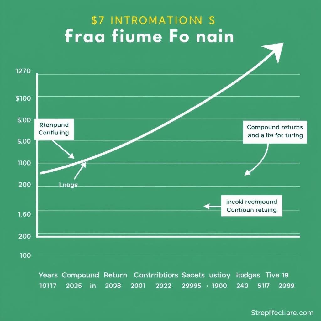 College fund growth over 18 years showing compound growth acceleration