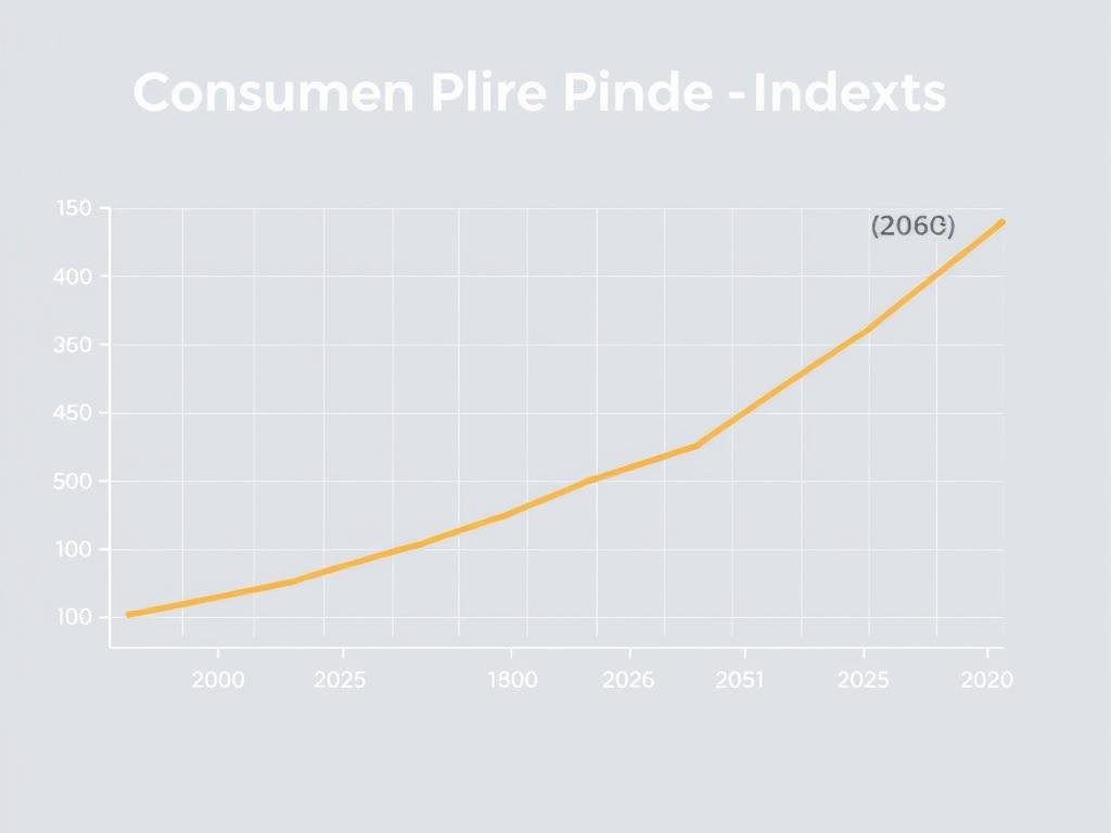 Consumer Price Index chart showing inflation trends from 2000 to 2025