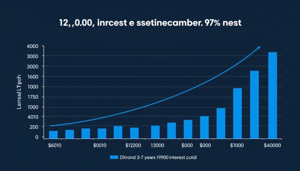 Graph comparing total interest paid across different loan terms for a personal loan