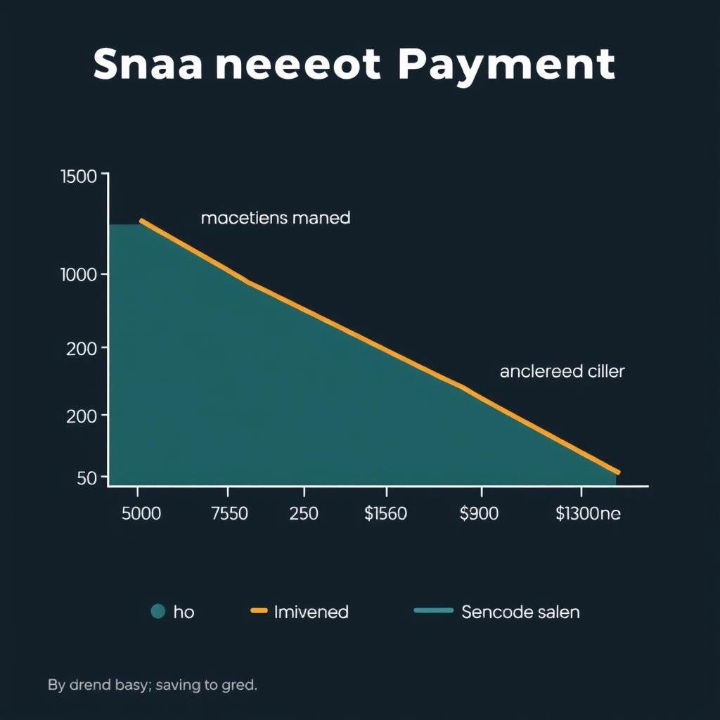 Graph showing reduced interest payments with mortgage payoff strategies