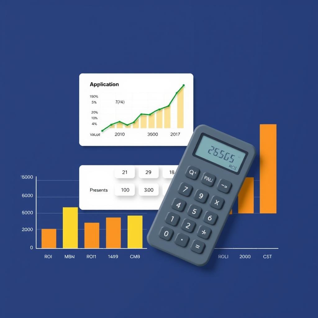 Investment analysis chart showing present value application