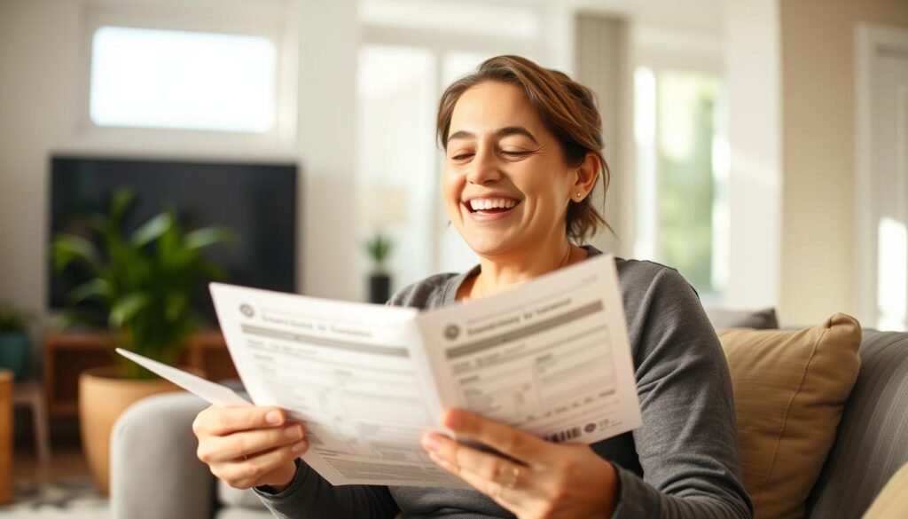 Person celebrating financial freedom after successfully managing their personal loan
