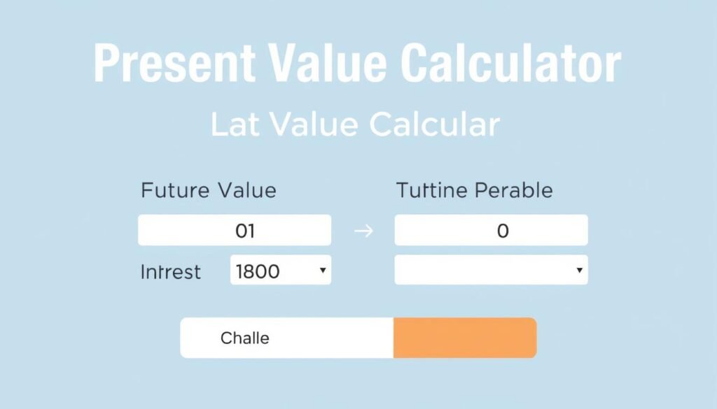 Present Value Calculator interface on CalculatorHunt.com