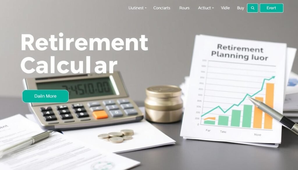 Retirement planning calculation example using present value