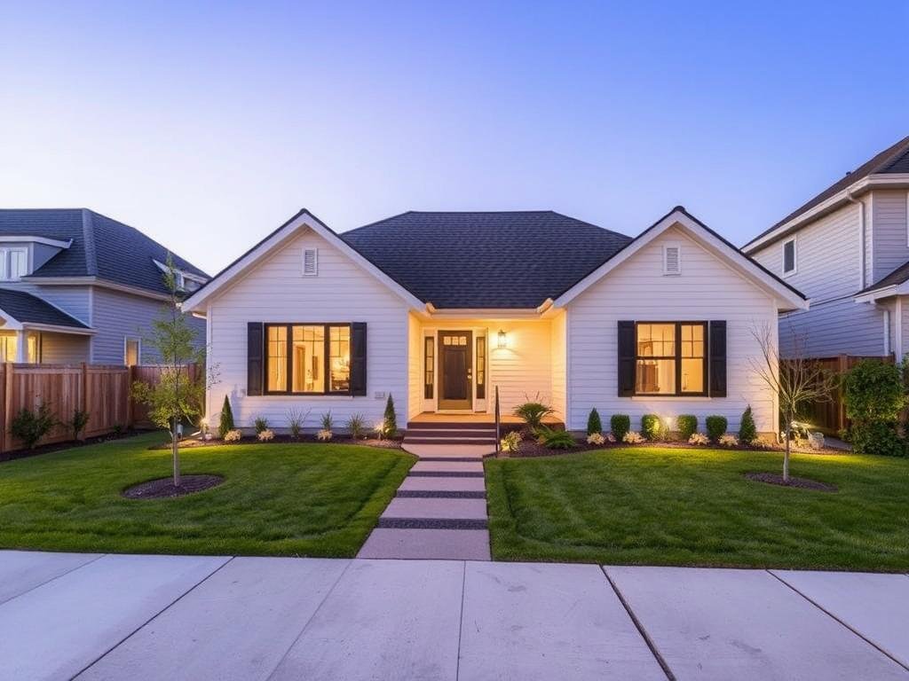 Single family home being analyzed as a rental property investment