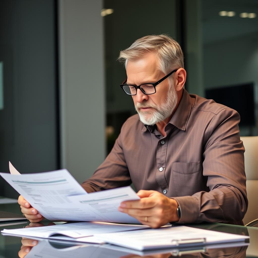 Small business owner planning retirement