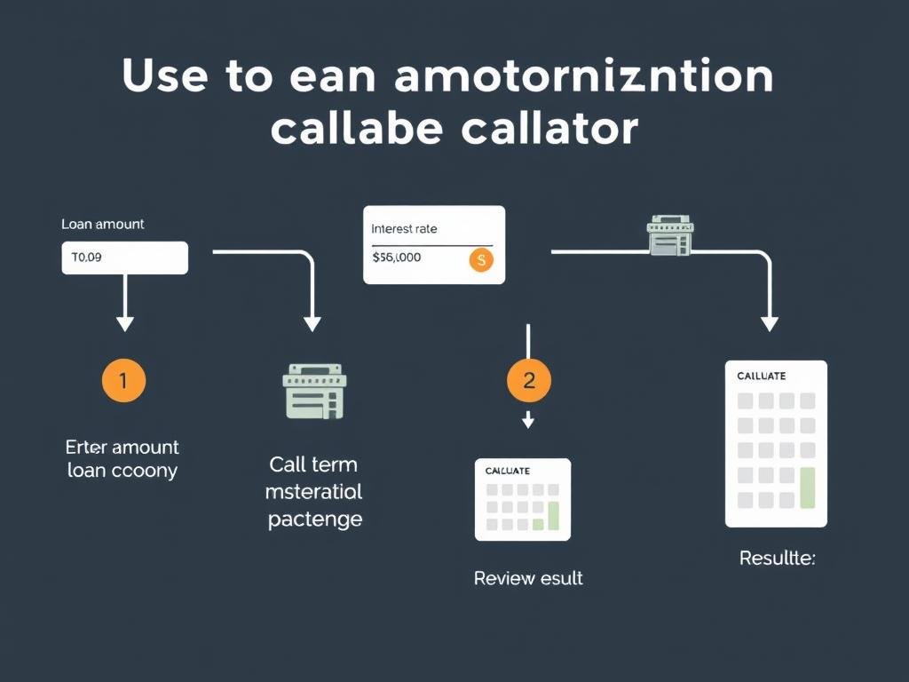 Step-by-step guide to using an amortization calculator