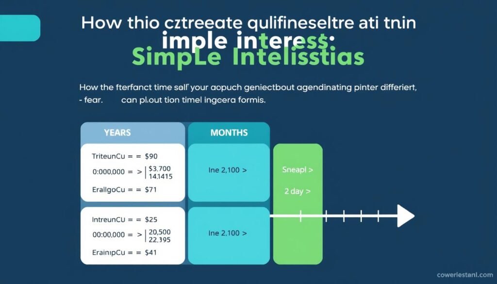 Time period conversion chart for simple interest calculations
