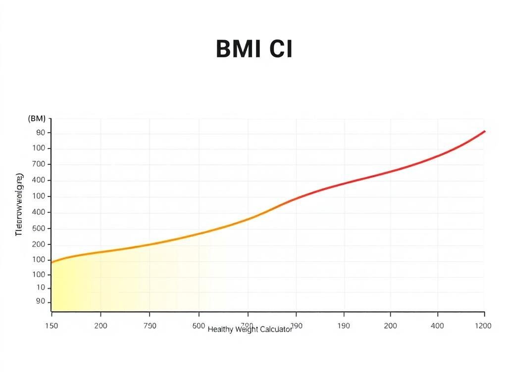 BMI chart showing different weight categories from underweight to obese
