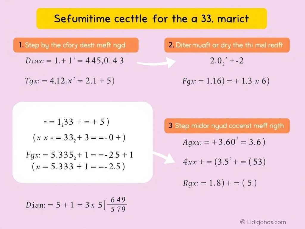 Calculation of a matrix determinant using the minor and cofactor method
