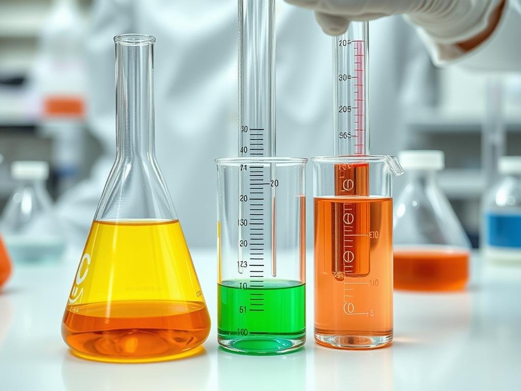Chemical solution being mixed according to a specific ratio
