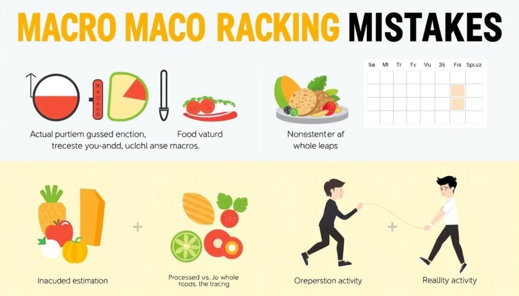 Common macro tracking mistakes illustrated with examples