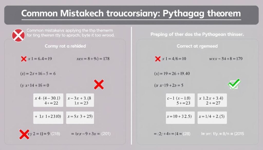 Common mistakes when using the Pythagorean Theorem Calculator