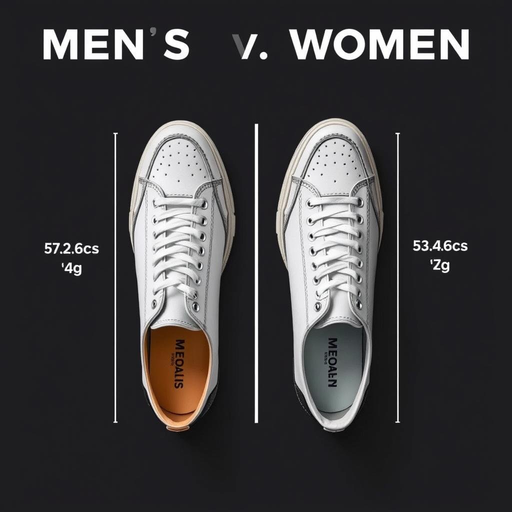Comparison of mens and womens shoe shapes for accurate shoe size conversion CalculatorHunt Comparison of mens and womens shoe shapes for accurate shoe size conversion