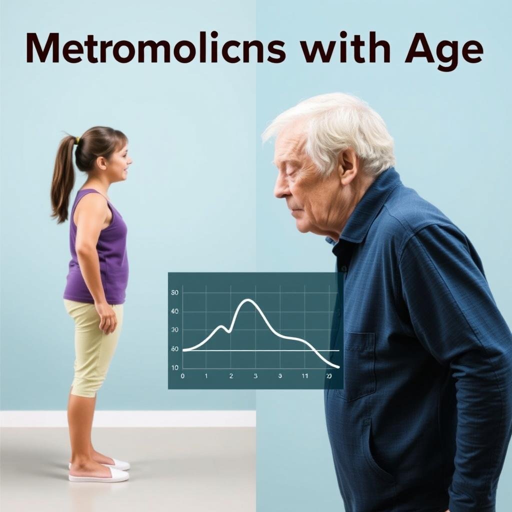 Comparison of metabolism at different ages