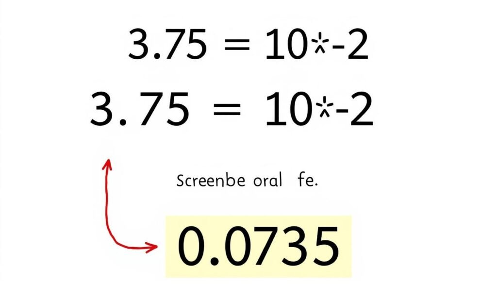 Converting from scientific notation back to standard form