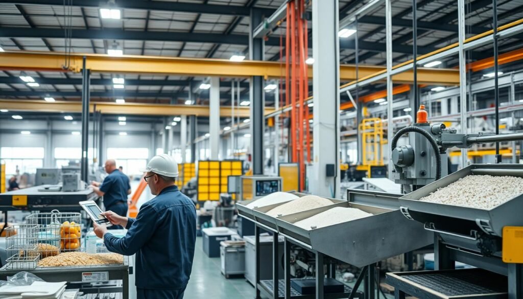 Density applications in industry showing manufacturing and quality control processes