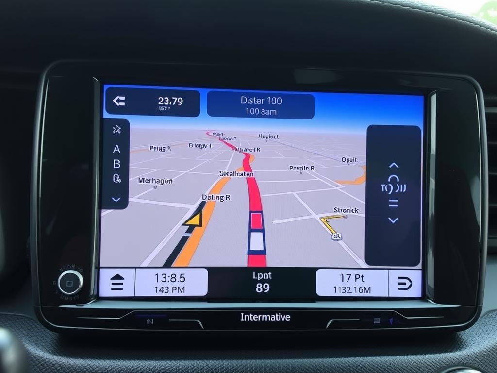Distance Calculator application in GPS navigation systems
