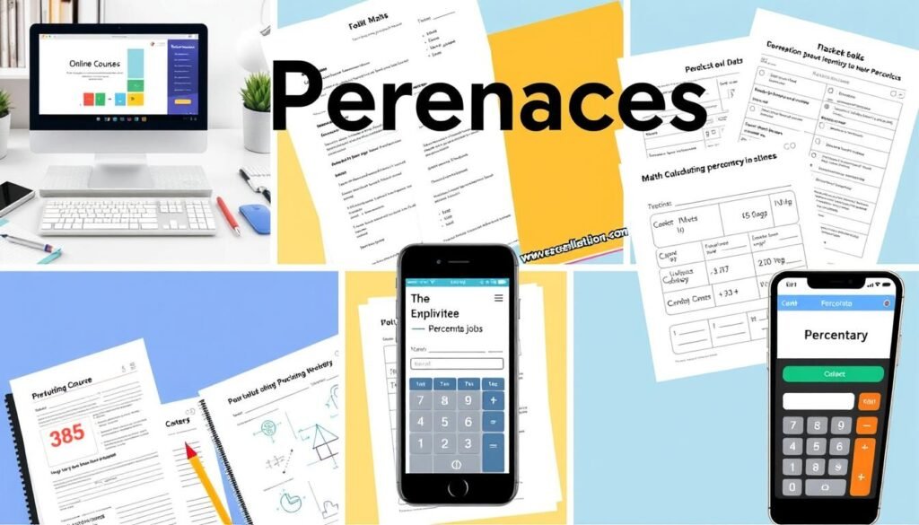 Educational resources for learning more about percentages and calculations