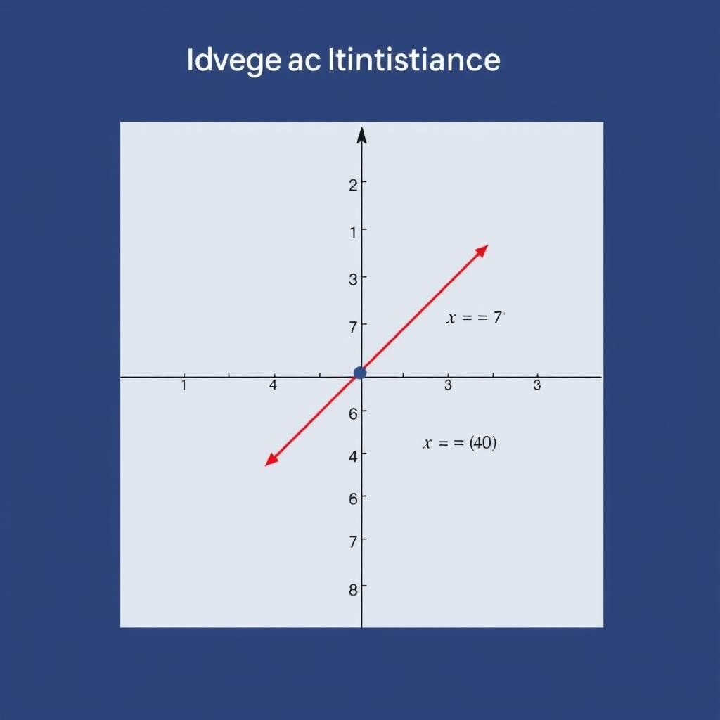 Euclidean Distance Calculator visualization showing the straight line between two points