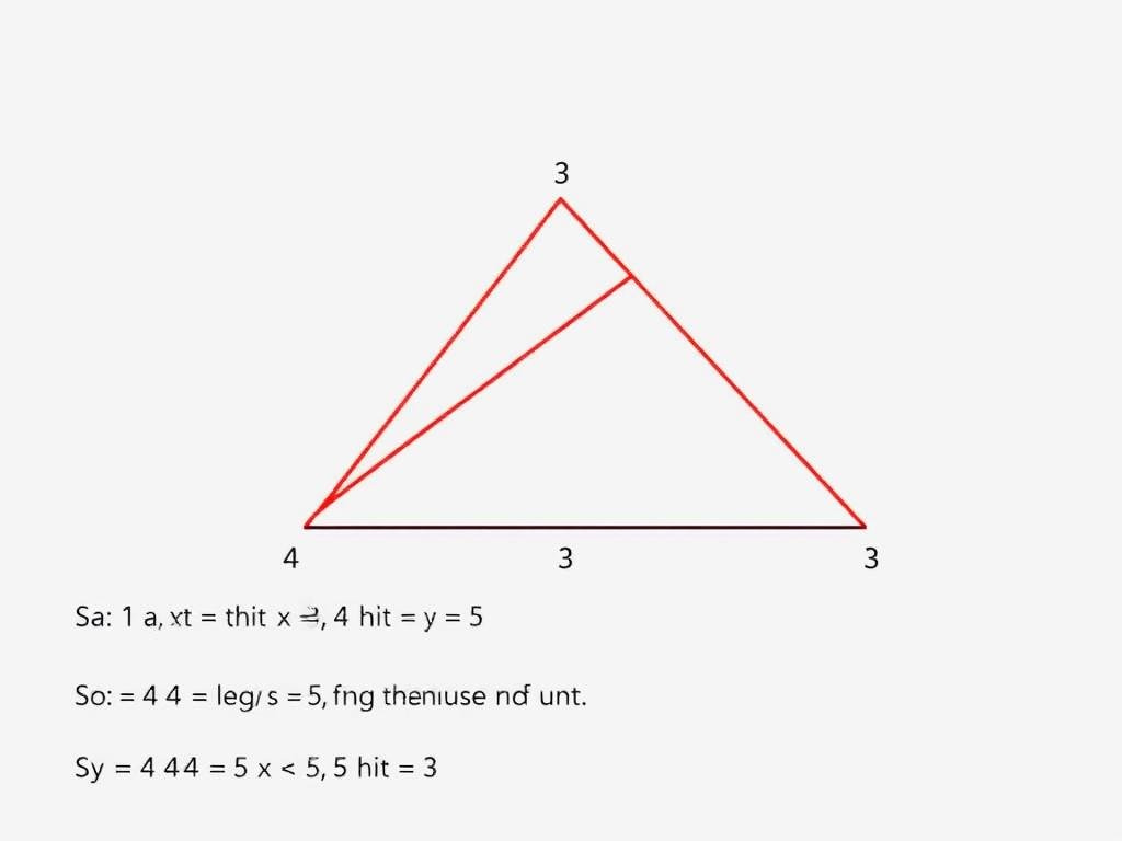 Example of finding the hypotenuse using the Pythagorean Theorem Calculator