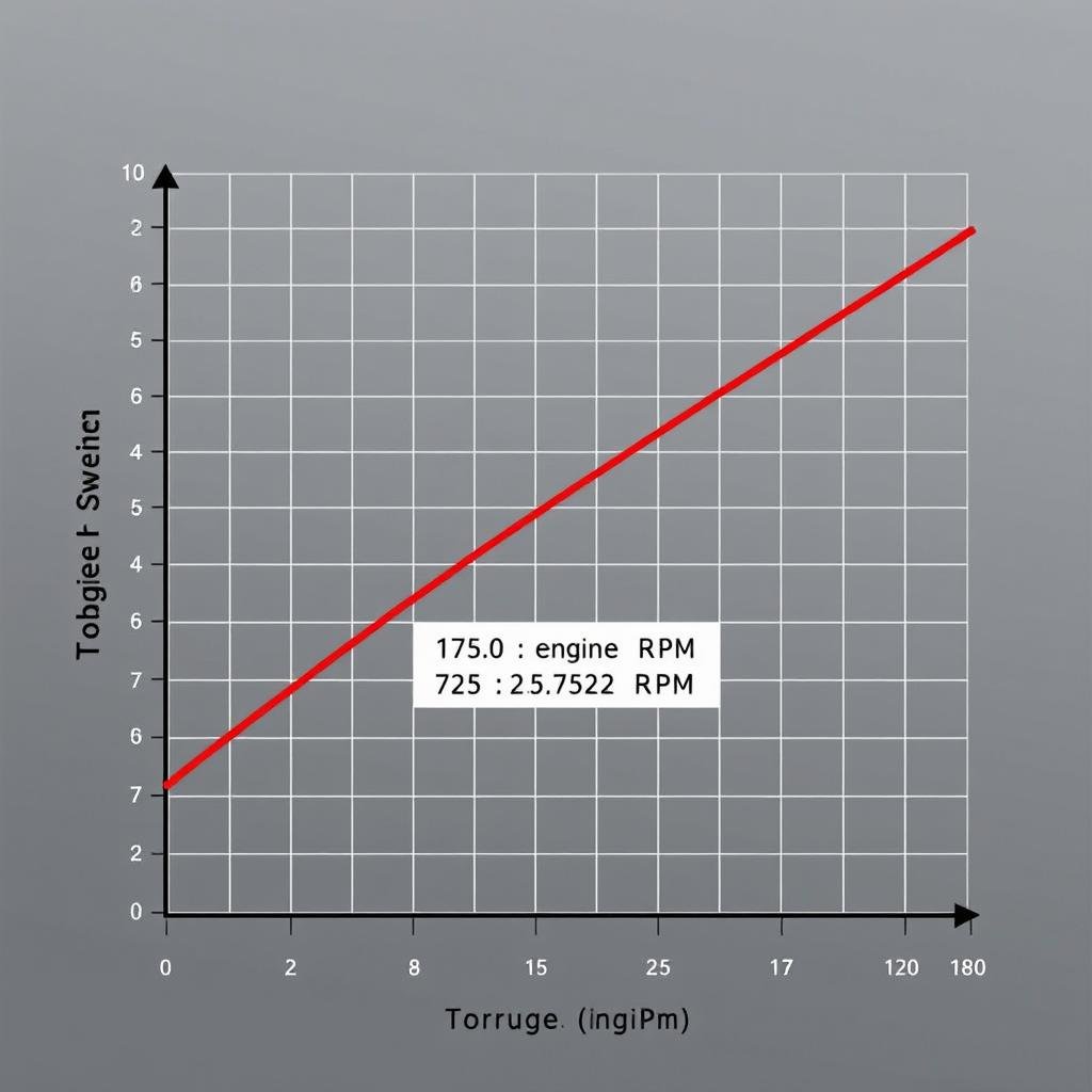 Graph showing the relationship between torque, horsepower, and RPM in an engine