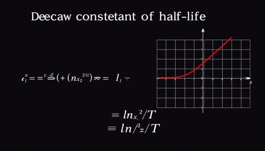 Half Life Calculator relationship between decay constant and half life