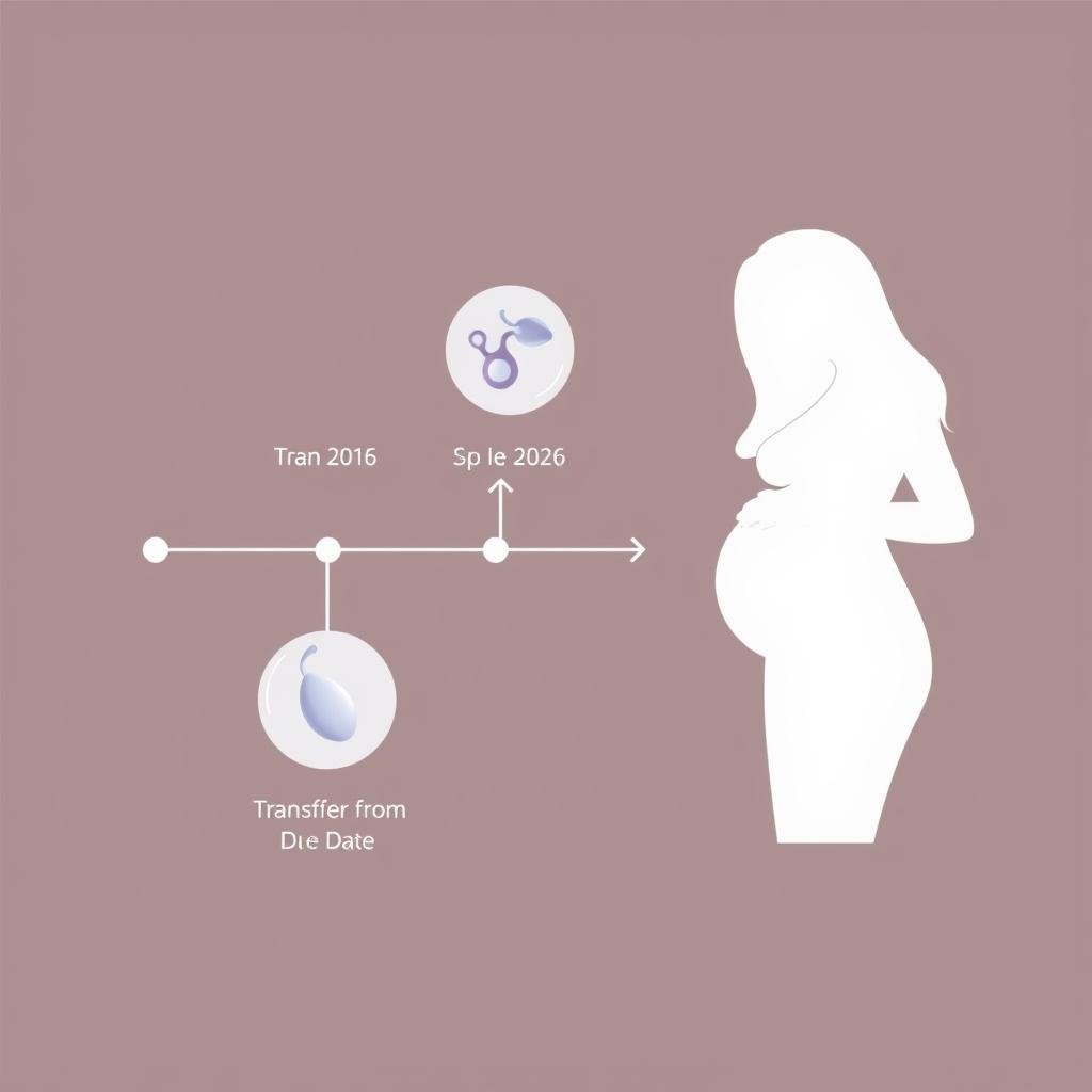 IVF transfer date calculation method