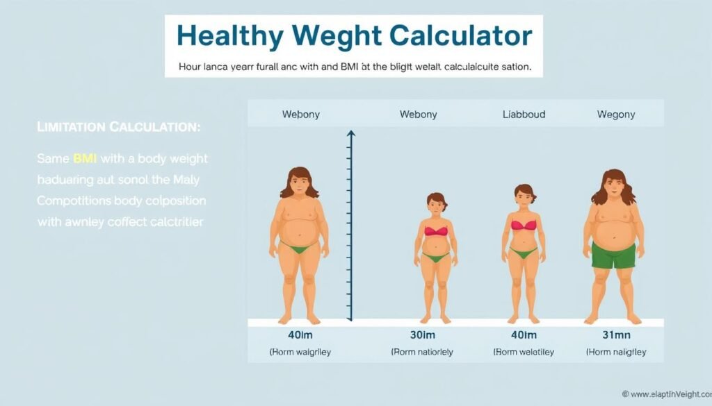 Illustration showing the limitations of standard weight calculations