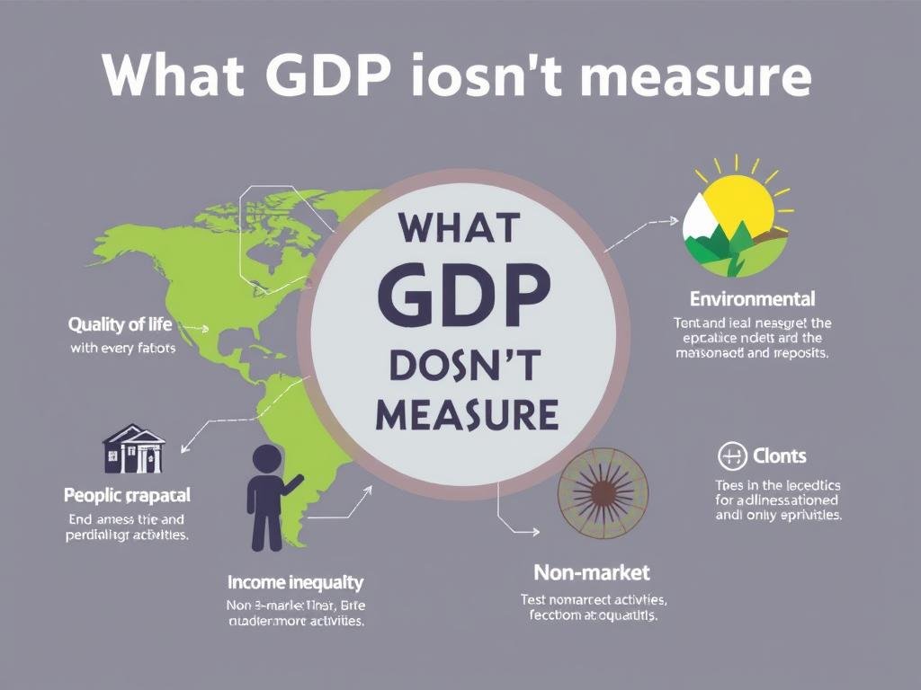 Limitations of GDP as an economic measure showing what GDP doesnt capture
