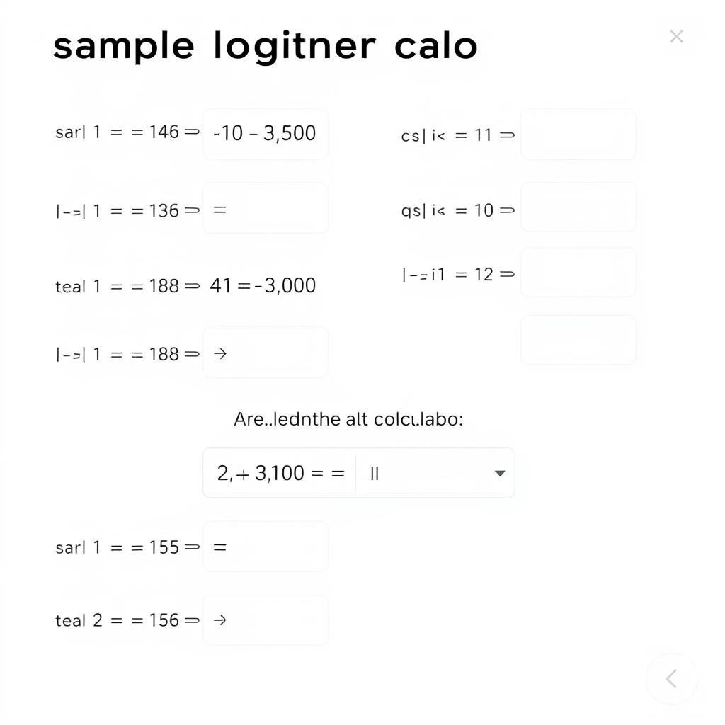 Logarithm calculator interface showing log calculations