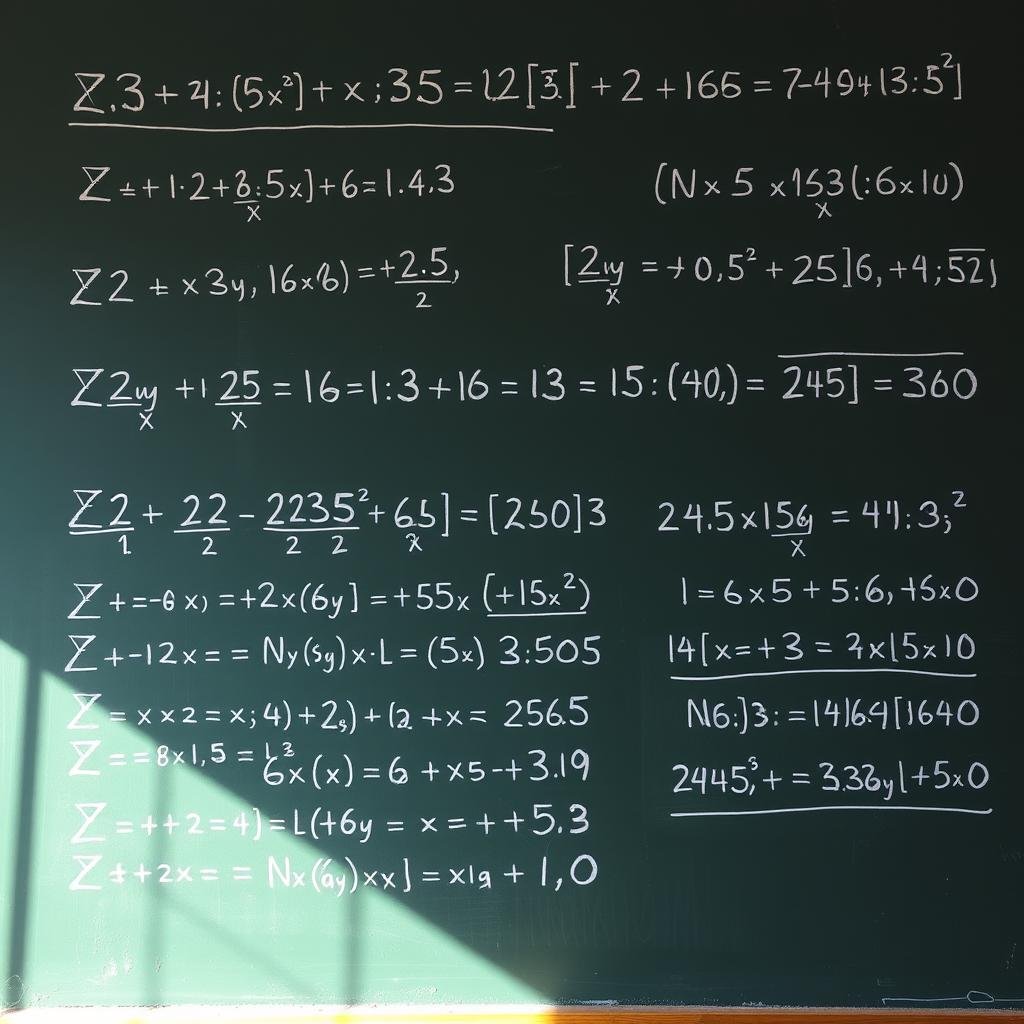Mathematical equations requiring Big Number Calculator for solutions