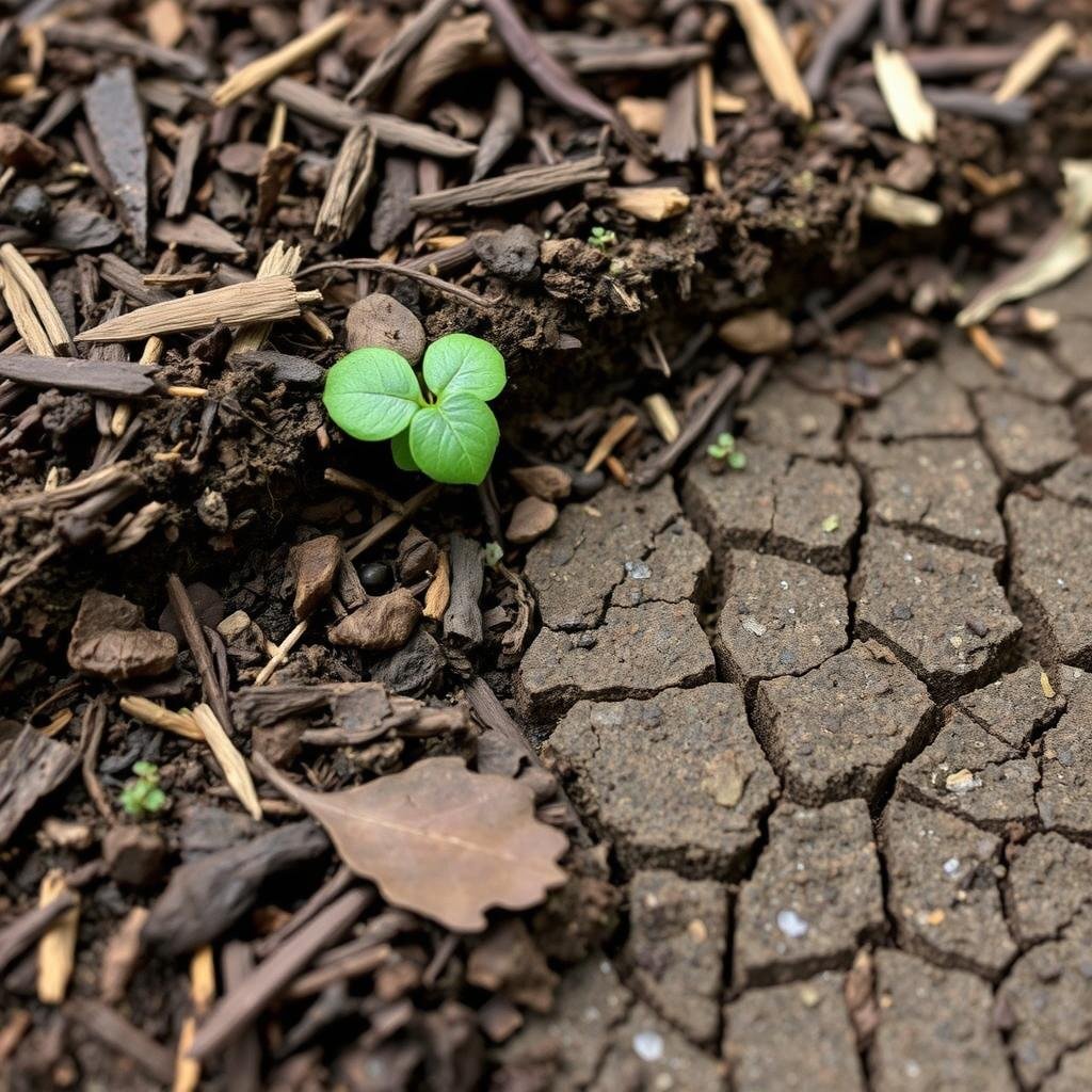 Mulch moisture retention benefit for mulch calculator