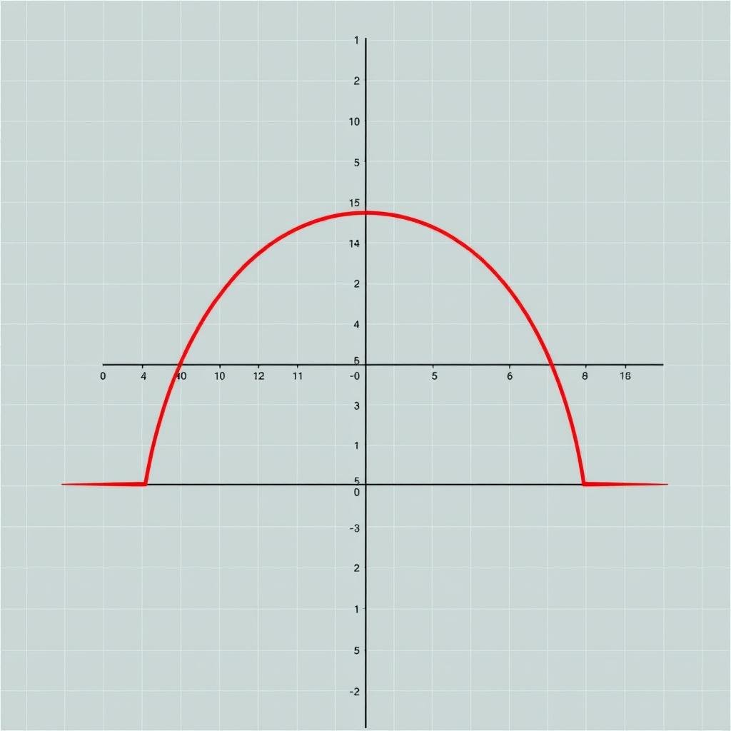 Parabola that doesnt intersect the x axis representing no real solutions