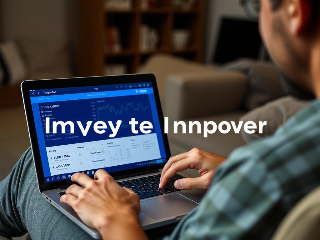 Person researching sleep cycles and using a sleep calculator