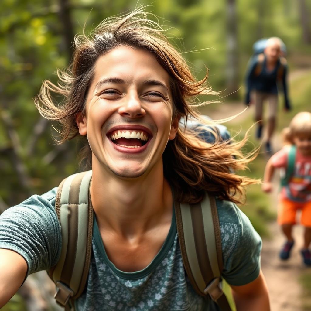 Person with improved energy levels from balanced macro intake