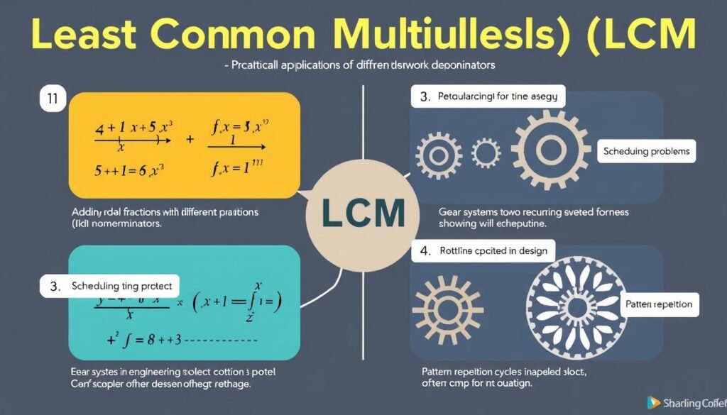 Practical applications of Least Common Multiple in real world scenarios