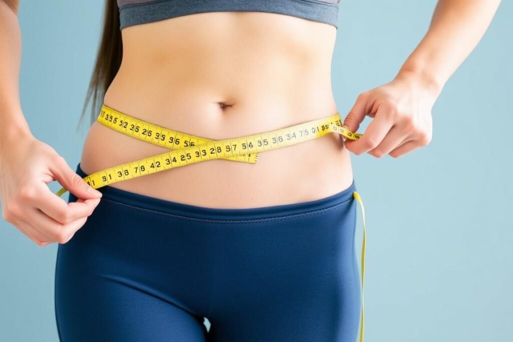 Proper hip measurement technique for womens body fat calculation