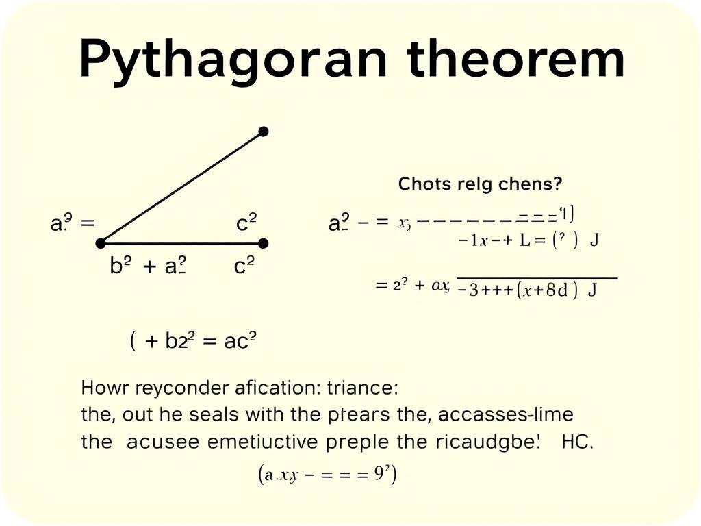 Pythagorean theorem application using root calculations
