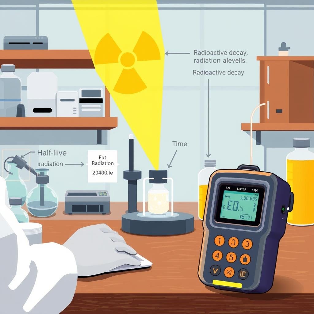 Radioactive decay application of half life calculator