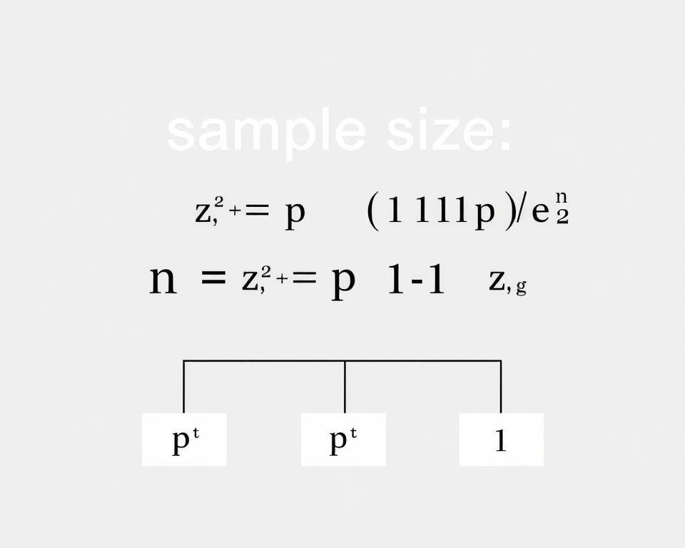 Sample Size Calculator formula for infinite population