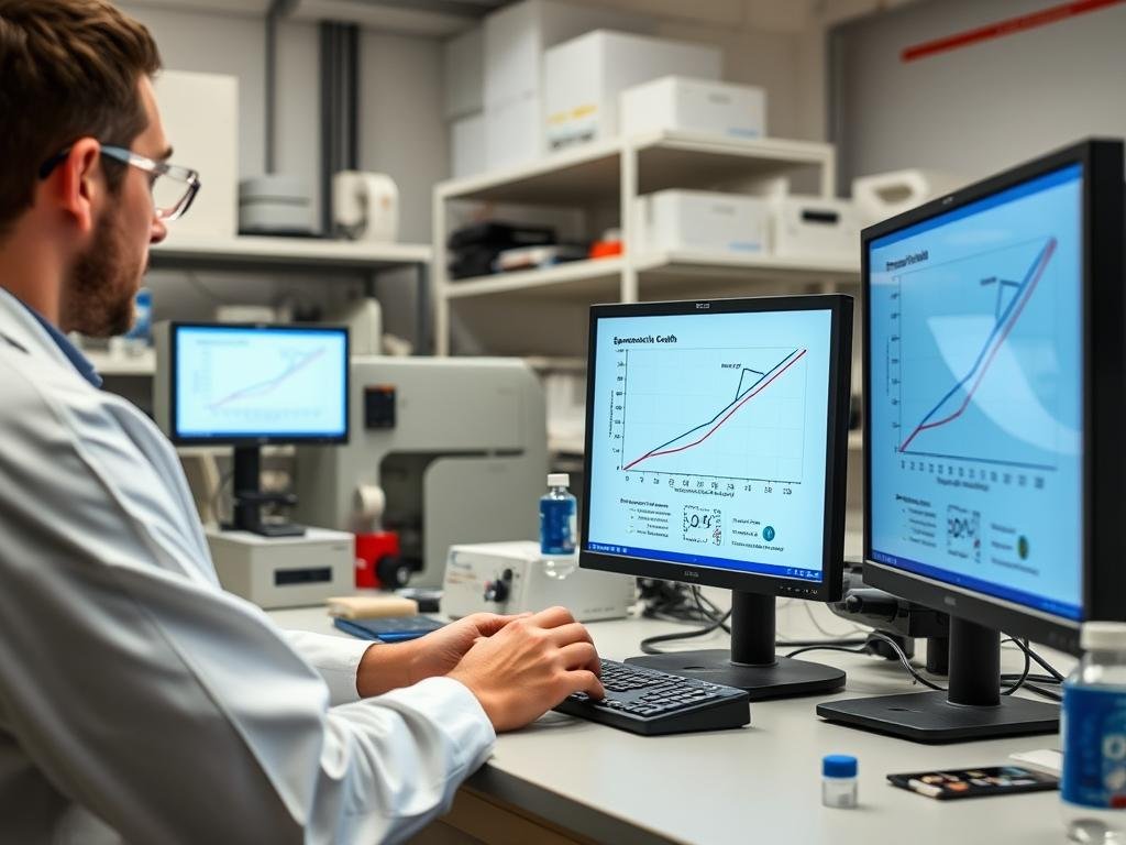 Scientific application of exponents in growth models and physics equations