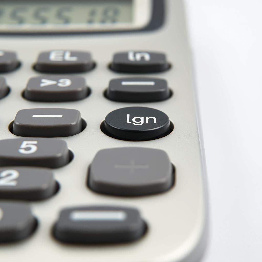 Scientific calculator logarithmic function buttons