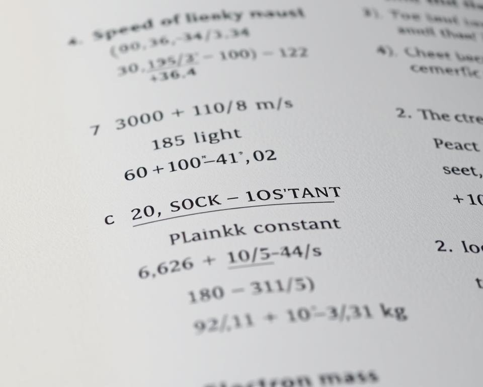 Scientific notation used in a physics textbook