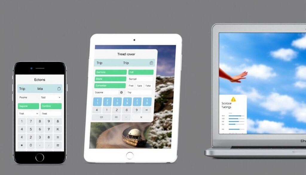 Speed Calculator being used on multiple devices showing its versatility and convenience