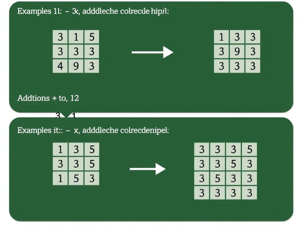 Step by step example of matrix addition with detailed calculation