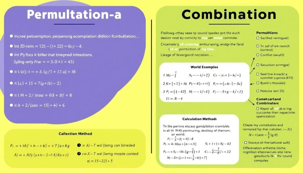 Summary of key permutation and combination concepts and applications