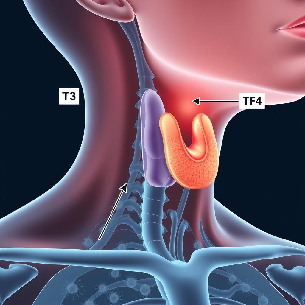 Thyroid gland and its effect on metabolic rate