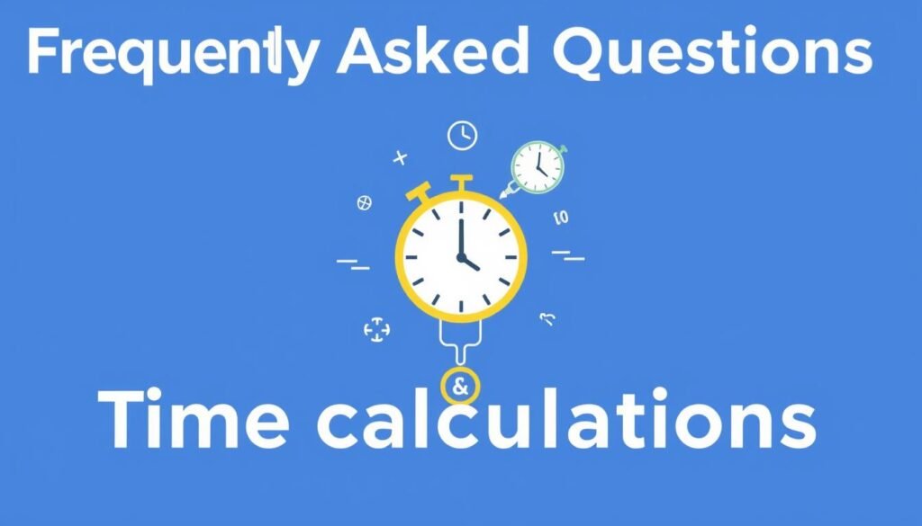 Time Calculator FAQ concept illustration